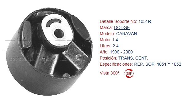 REPUESTO DE SOPORTE DE MOTOR EAGLE