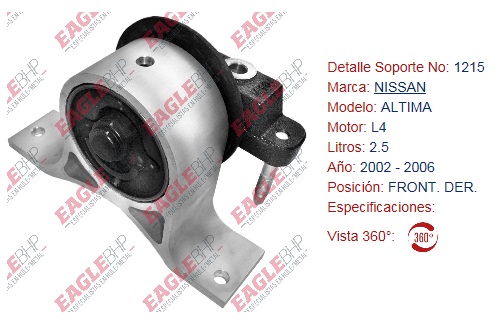 SOPORTE DE MOTOR EAGLE