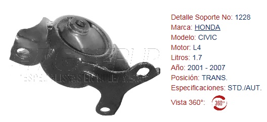 SOPORTE DE TRANSMISION EAGLE