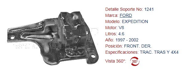 SOPORTE DE MOTOR EAGLE