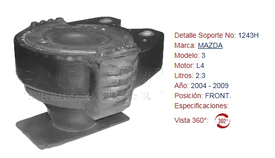 SOPORTE DE MOTOR EAGLE