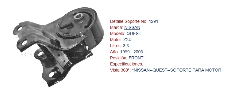 SOPORTE DE MOTOR EAGLE