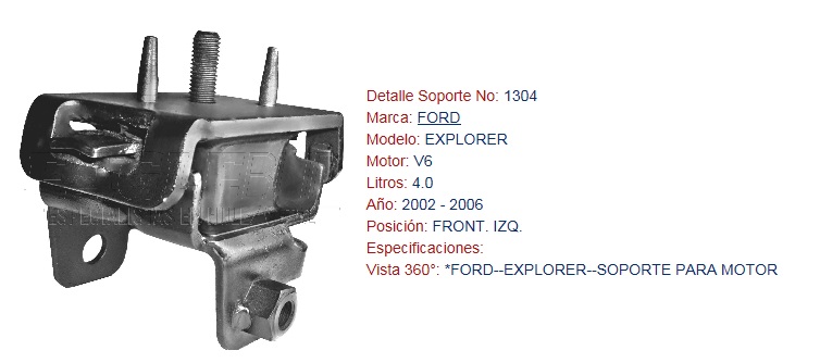 SOPORTE DE MOTOR EAGLE