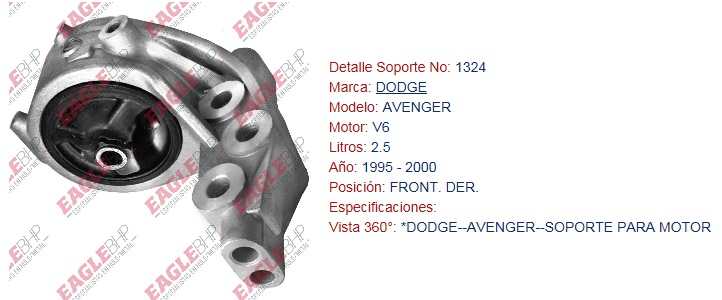 SOPORTE DE MOTOR EAGLE