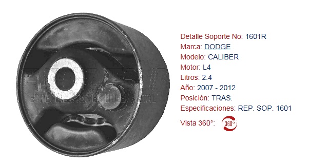 REPUESTO DE SOPORTE DE MOTOR EAGLE