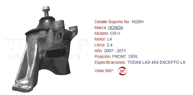 SOPORTE DE MOTOR EAGLE