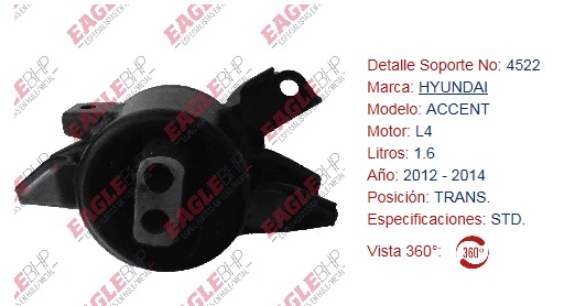 SOPORTE DE TRANSMISION EAGLE