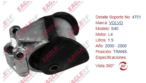 SOPORTE DE MOTOR EAGLE