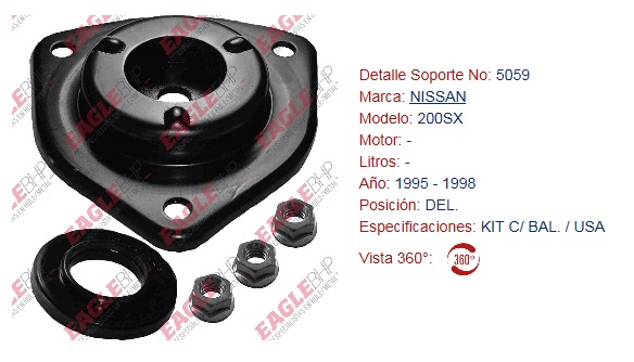 BASE DE AMORTIGUADOR EAGLE