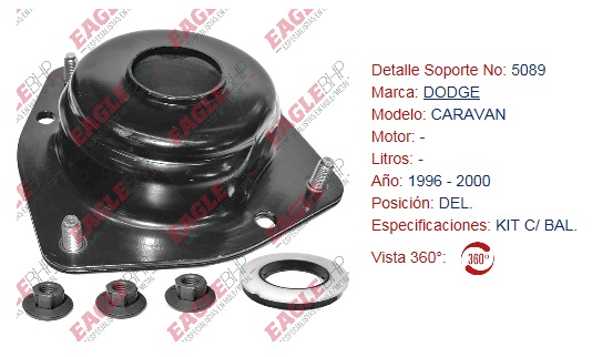 BASE DE AMORTIGUADOR EAGLE