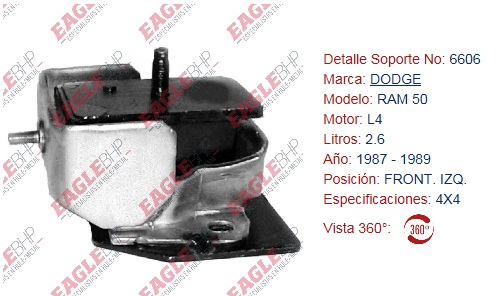 SOPORTE DE MOTOR EAGLE