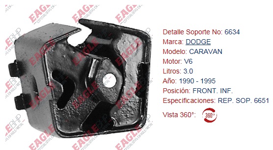 SOPORTE DE MOTOR EAGLE