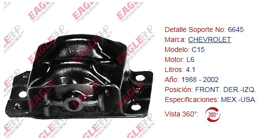 SOPORTE DE MOTOR EAGLE