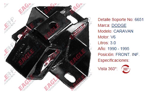 SOPORTE DE MOTOR EAGLE