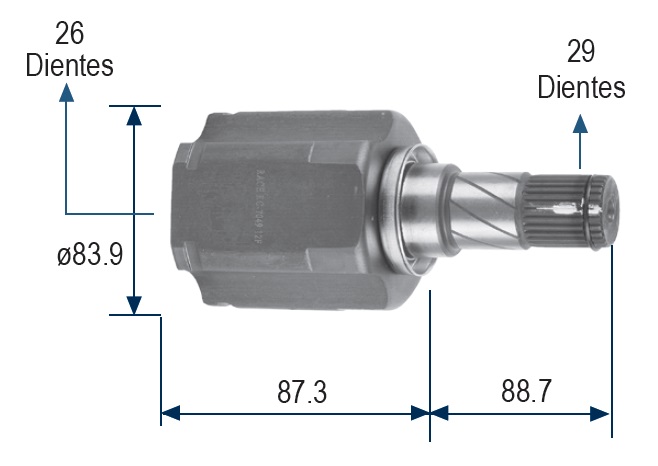 JUNTA HOMOCINETICA RACE